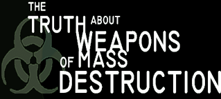 The Truth About Weapons Of Mass Destruction Logo. Permission for Upstate Renegade Productions to display this logo was sought and gained from the film's producer; Paul Hanes by Louis P. Burns aka Lugh via Facebook. Upstate Renegade Productions wish Paul and the rest of the Fourman Films crew every continued success with this production and all future work.